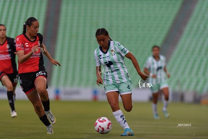 Kimberli Gómez, Daniela Meza | Santos vs Atlas femenil