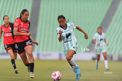 Kimberli Gómez, Daniela Meza | Santos vs Atlas femenil