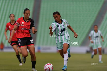 Kimberli Gómez, Daniela Meza | Santos vs Atlas femenil