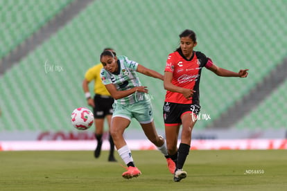 Mayra Santana, María Pérez | Santos vs Atlas femenil