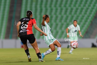 Kimberli Gómez, Daniela Meza | Santos vs Atlas femenil