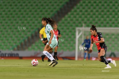 Yessenia Novella, Litzy Serna | Santos vs Atlas femenil