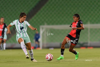 Karen Gómez, Brenda Ceren | Santos vs Atlas femenil