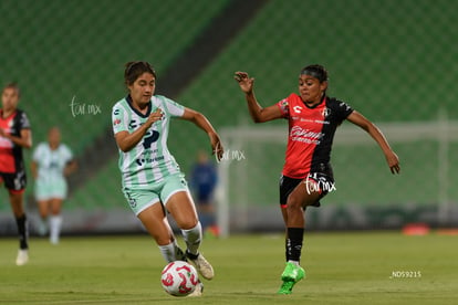 Brenda Ceren, Karen Gómez | Santos vs Atlas femenil