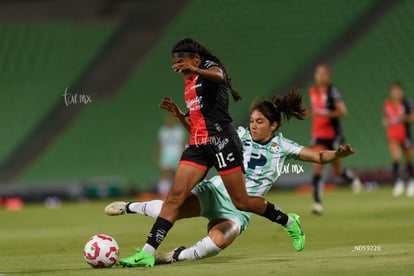 Brenda Ceren, Karen Gómez | Santos vs Atlas femenil