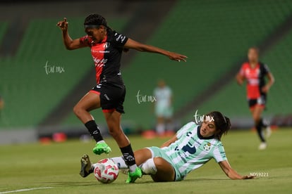 Brenda Ceren, Karen Gómez | Santos vs Atlas femenil