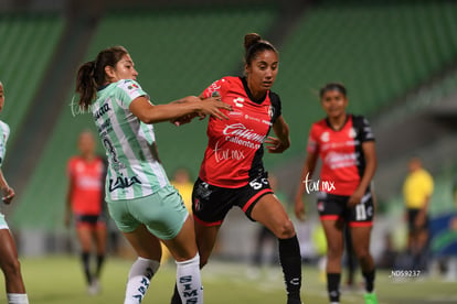 Karen Gómez, María Sainz | Santos vs Atlas femenil