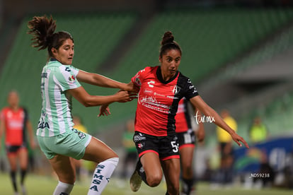 Karen Gómez, María Sainz | Santos vs Atlas femenil