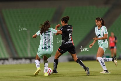 Michel Ruiz, María Sainz | Santos vs Atlas femenil