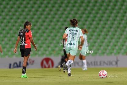 Karen Gómez, Brenda Ceren | Santos vs Atlas femenil