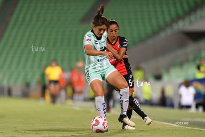 Karen Gómez, María Sainz | Santos vs Atlas femenil