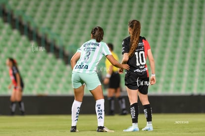 Karen Gómez, María Salas | Santos vs Atlas femenil