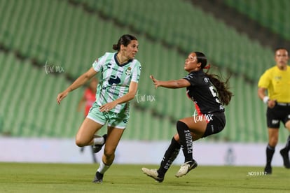 Noemí Villalobos, María Cuadrado | Santos vs Atlas femenil