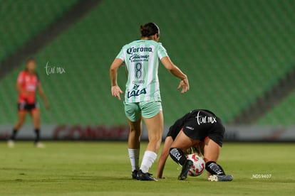 María Cuadrado, Noemí Villalobos | Santos vs Atlas femenil