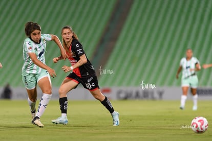 Karen Gómez, María Salas | Santos vs Atlas femenil