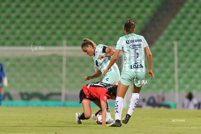 Alexia Villanueva, Litzy Serna | Santos vs Atlas femenil