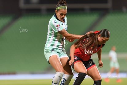 Noemí Villalobos, María Peraza | Santos vs Atlas femenil