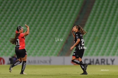 Jaquelín García, Noemí Villalobos | Santos vs Atlas femenil