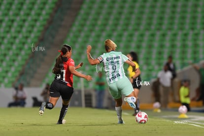 Alexia Villanueva, Noemí Villalobos | Santos vs Atlas femenil