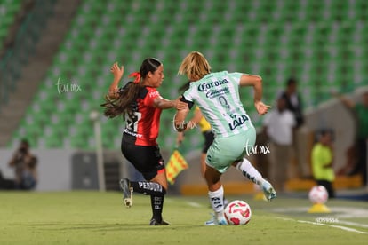 Alexia Villanueva, Noemí Villalobos | Santos vs Atlas femenil