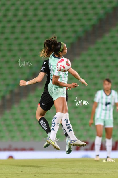 María Salas, María Peraza | Santos vs Atlas femenil