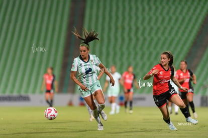 María Salas, María Peraza | Santos vs Atlas femenil