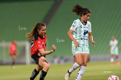 Karen Gómez, María Salas | Santos vs Atlas femenil