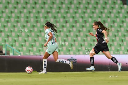 María Salas, María Peraza | Santos vs Atlas femenil