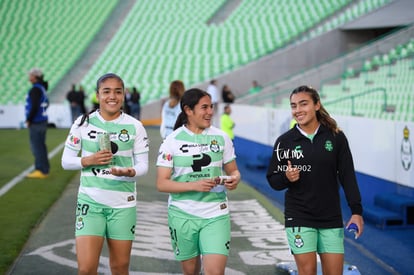 Celeste Guevara, Judith Félix, Marianne Martínez | Santos vs Atlas femenil