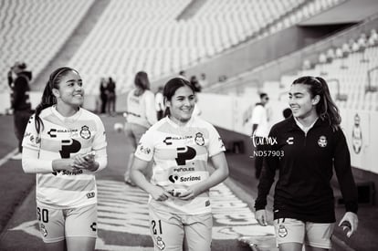 Celeste Guevara, Judith Félix, Marianne Martínez | Santos vs Atlas femenil