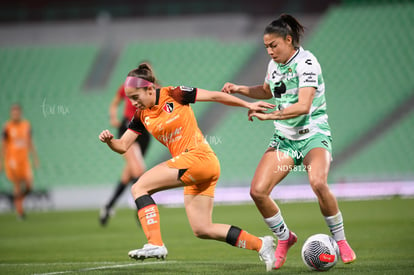 Lia Romero, Alejandra Lomelí | Santos vs Atlas femenil