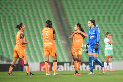 Daniela Solera, Daniela Cruz, Karen García, María Pérez | Santos vs Atlas femenil