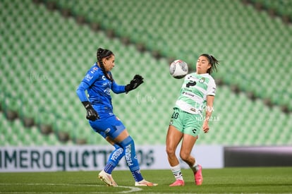 Daniela Solera, Lia Romero | Santos vs Atlas femenil