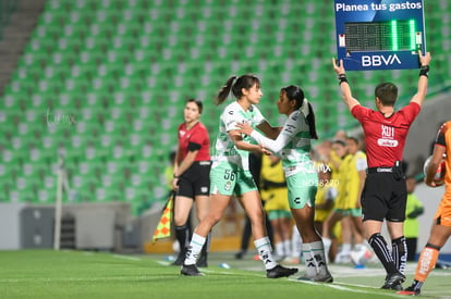 Cynthia Rodríguez, Yessenia Novella | Santos vs Atlas femenil