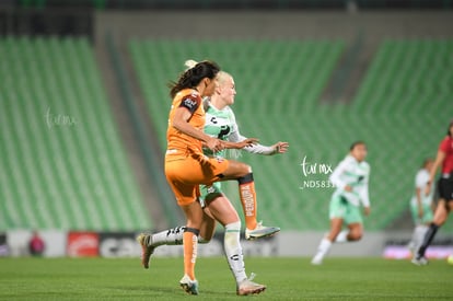 Mallory Olsson, María Pérez | Santos vs Atlas femenil