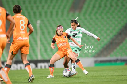 Cynthia Rodríguez, Alejandra Lomelí | Santos vs Atlas femenil