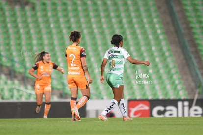 Juelle Love, Valeria Miranda | Santos vs Atlas femenil