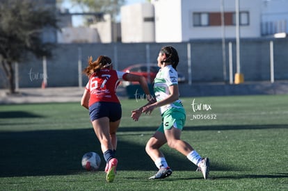 Angelyn Barrera, Tania Baca | Santos vs Chivas femenil sub 19