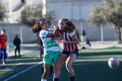 Angelyn Barrera, Nadia Jiménez | Santos vs Chivas femenil sub 19