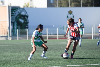 Angelyn Barrera, Nadia Jiménez | Santos vs Chivas femenil sub 19