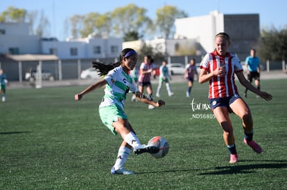 Angelyn Barrera, Nadia Jiménez | Santos vs Chivas femenil sub 19