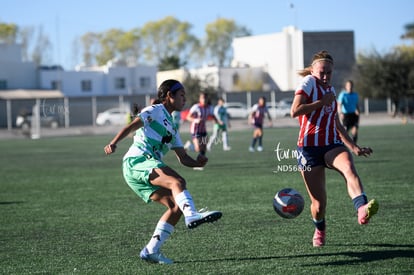 Angelyn Barrera, Nadia Jiménez | Santos vs Chivas femenil sub 19