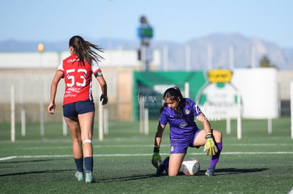 Dayra Bustos, Camila Zamora | Santos vs Chivas femenil sub 19