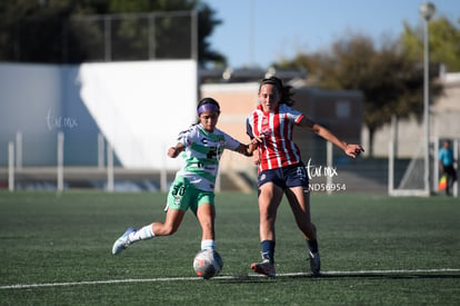 Sophia Garcia, Nadia Jiménez | Santos vs Chivas femenil sub 19