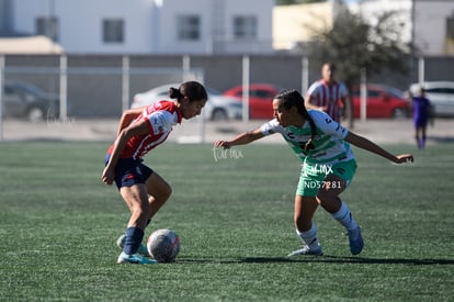 Hiromi Alaniz, Cynthia González | Santos vs Chivas femenil sub 19