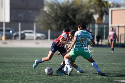 Hiromi Alaniz, Cynthia González | Santos vs Chivas femenil sub 19