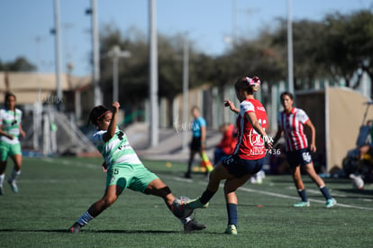 Leslye Hernández, Paulina Peña | Santos vs Chivas femenil sub 19