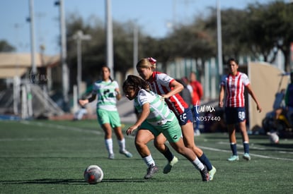 Leslye Hernández, Paulina Peña | Santos vs Chivas femenil sub 19