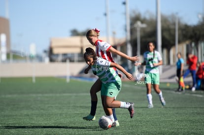 Paulina Peña, Leslye Hernández | Santos vs Chivas femenil sub 19