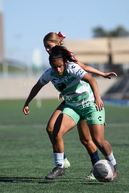 Leslye Hernández, Paulina Peña | Santos vs Chivas femenil sub 19